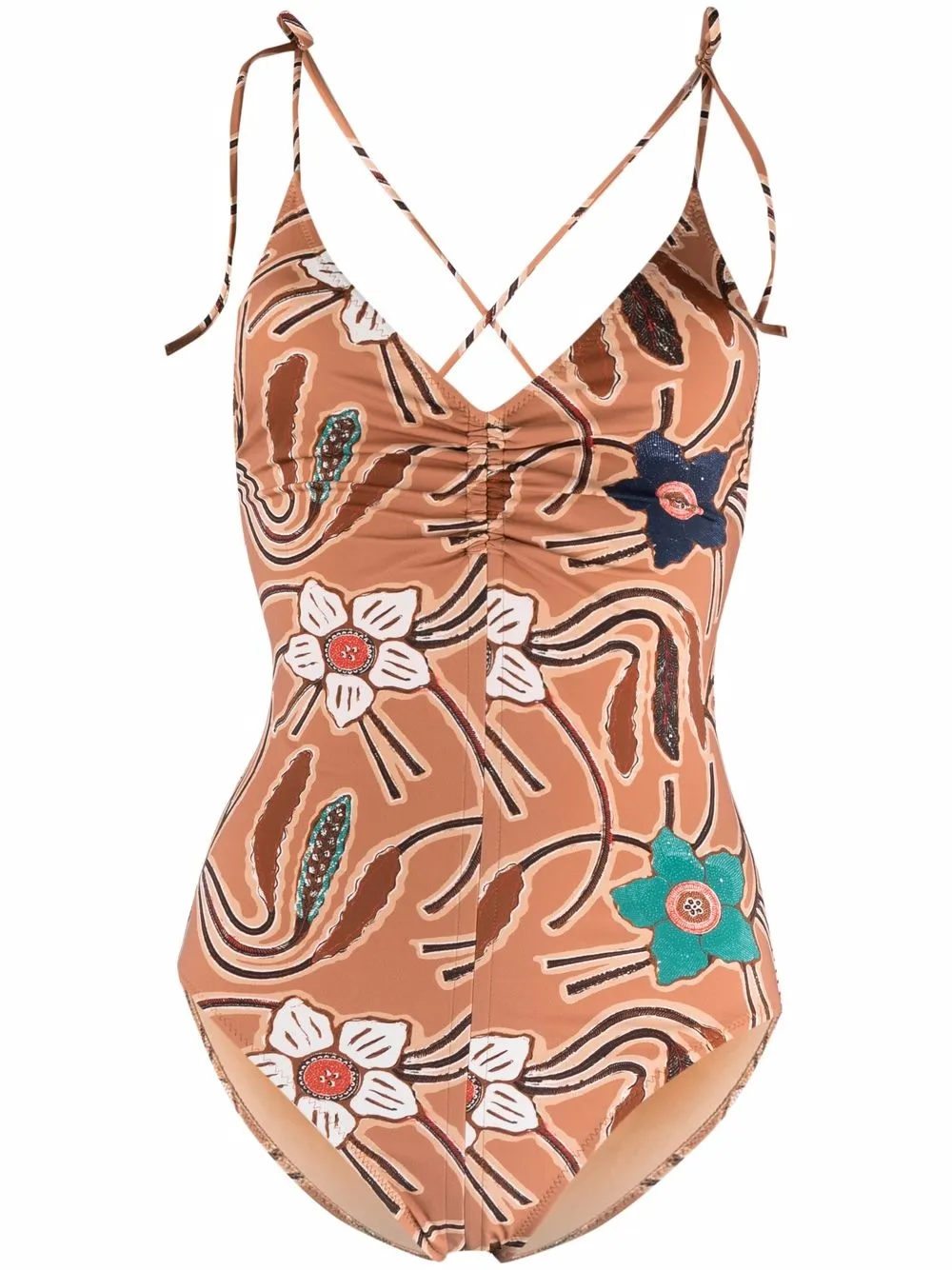 Ulla Johnson купальник Dali Maillot с вырезом халтер