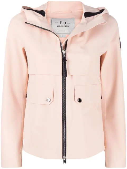 Woolrich veste zippée à patch logo
