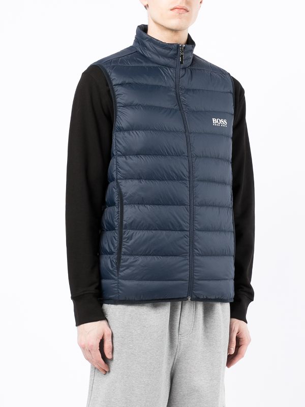 boss padded gilet