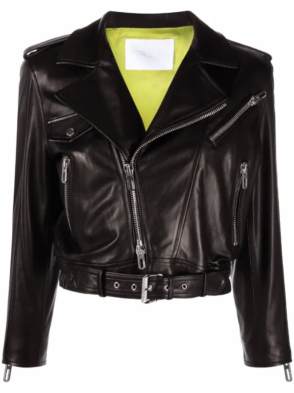 Drome zip-front Leather Jacket - Farfetch