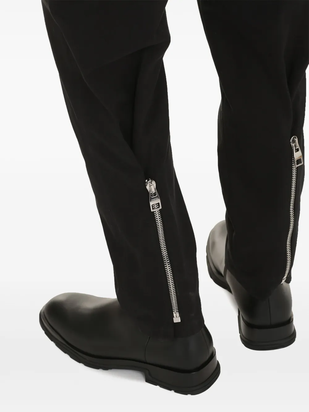 Alexander McQueen tailored zipped-cuff trousers Men