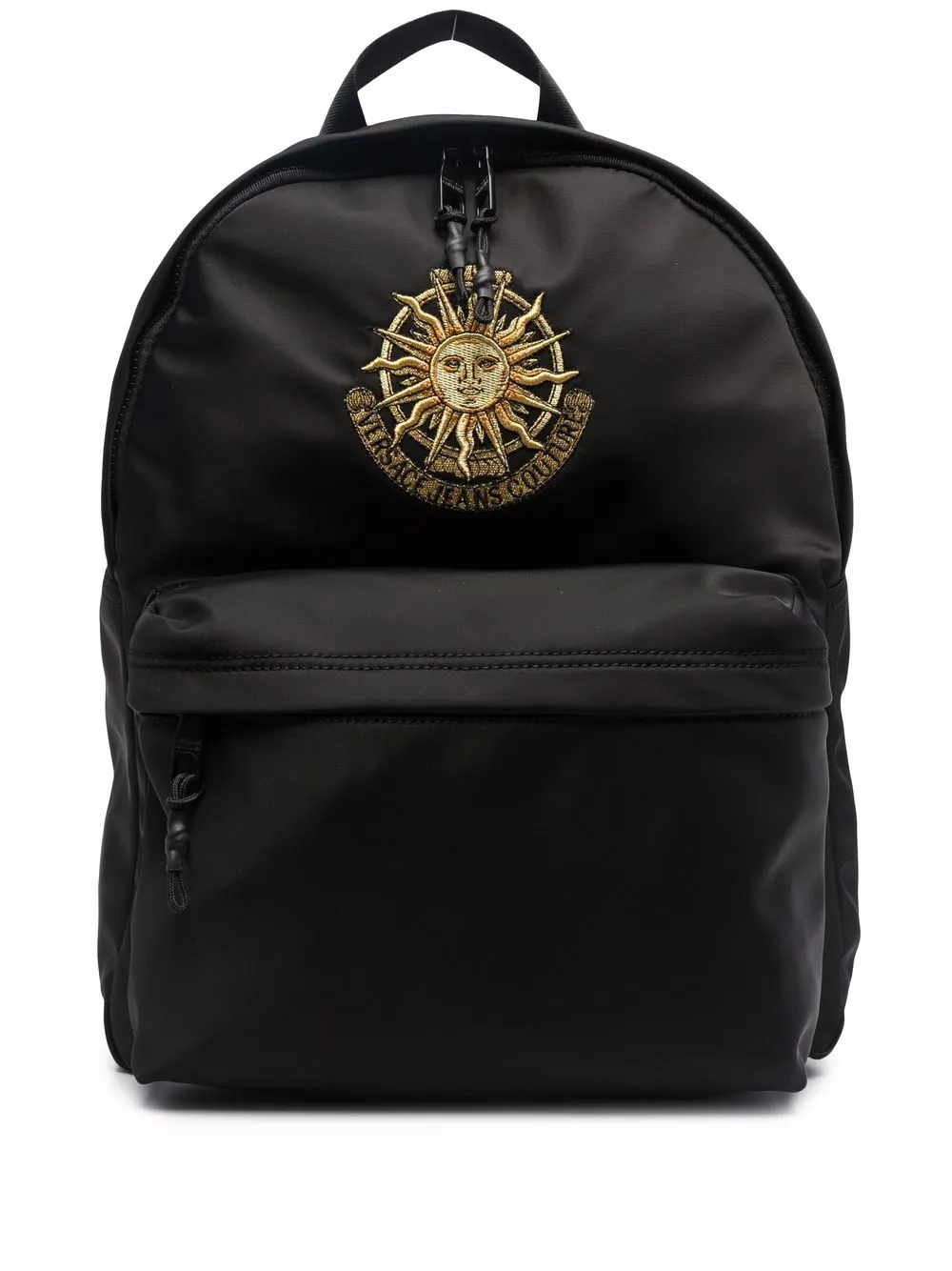 

Versace Jeans Couture embroidered-logo backpack - Black