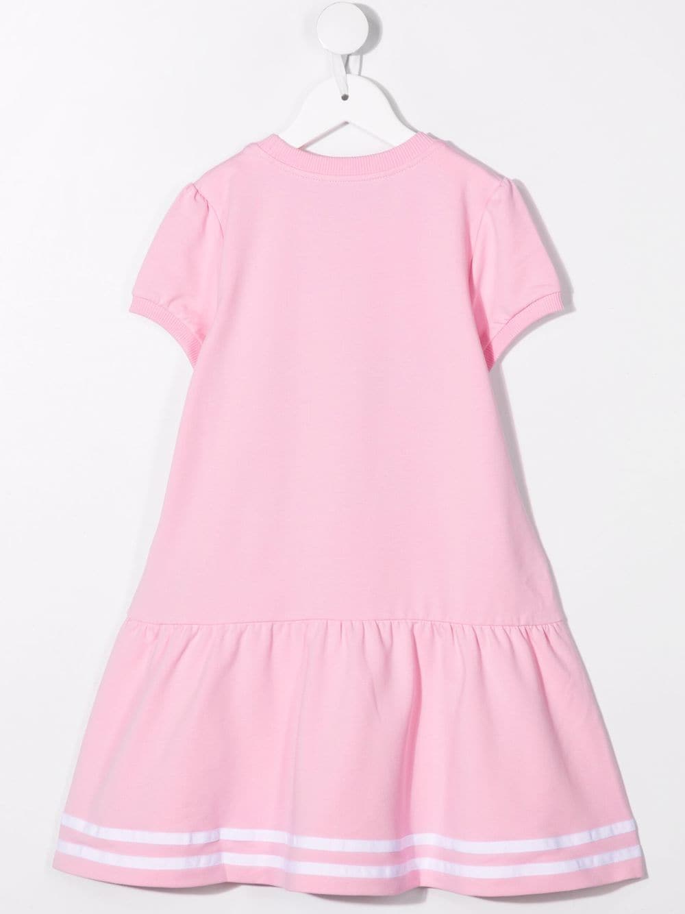 Moschino Kids Jurk met teddybeerprint - Roze