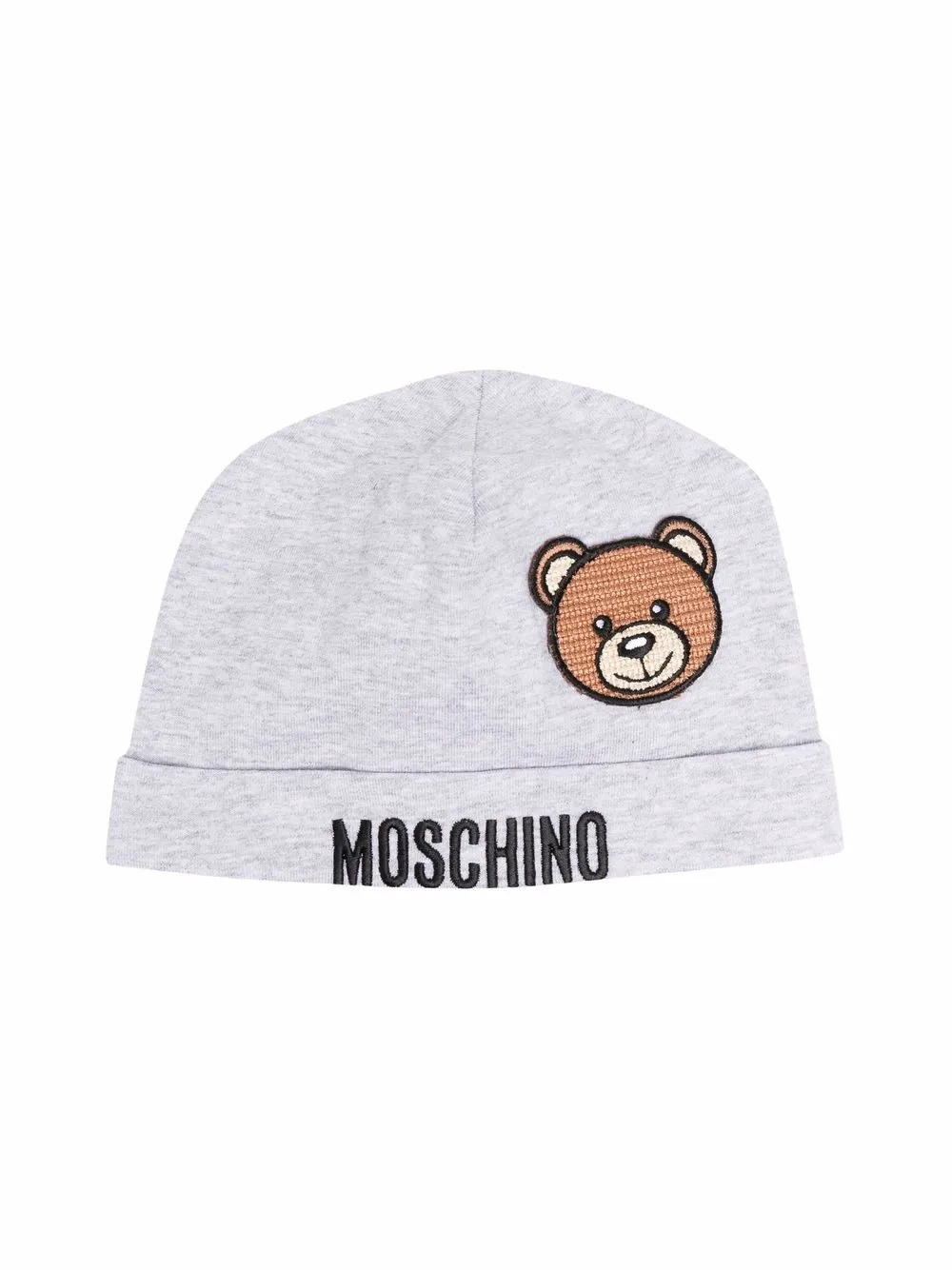 фото Moschino kids шапка бини с логотипом teddy bear