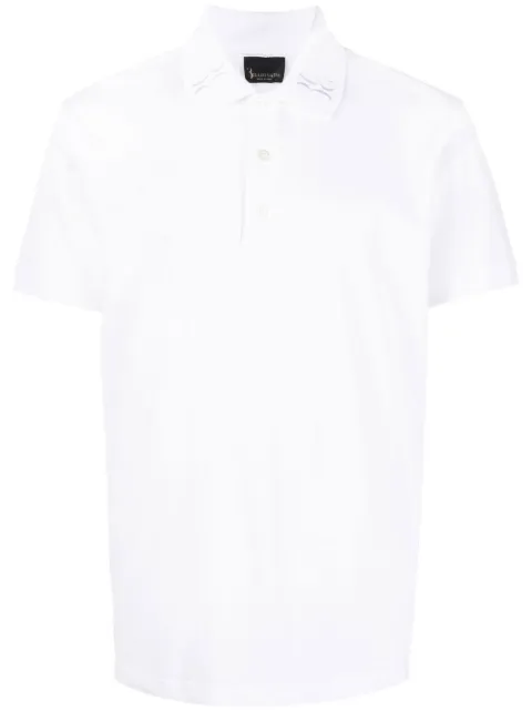 Billionaire embroidered-logo cotton polo shirt 