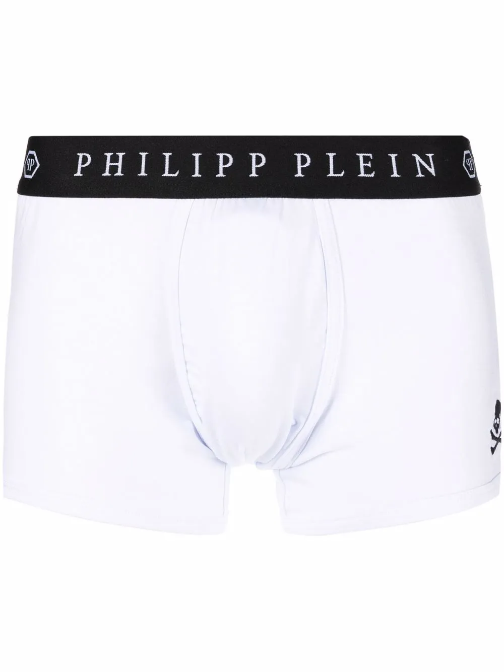 

Philipp Plein logo-waistband boxers - White