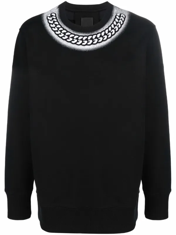 Givenchy Chain logo-print Knitted Jumper - Farfetch