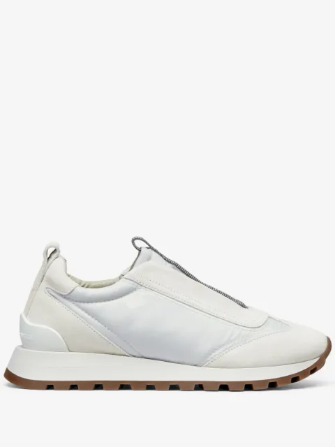 Brunello Cucinelli 모닐리 장식 로우탑 스니커즈
