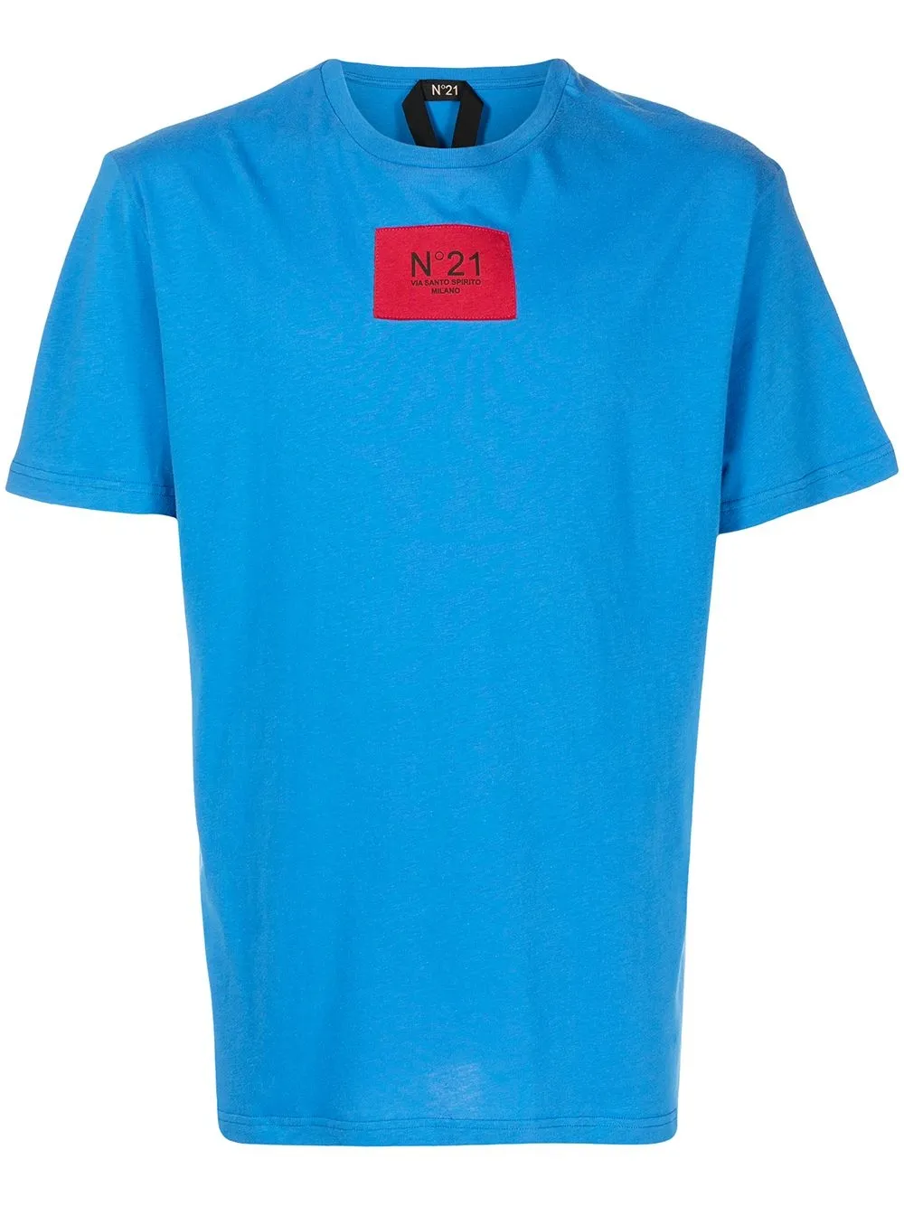 

Nº21 playera con logo de parche - Azul