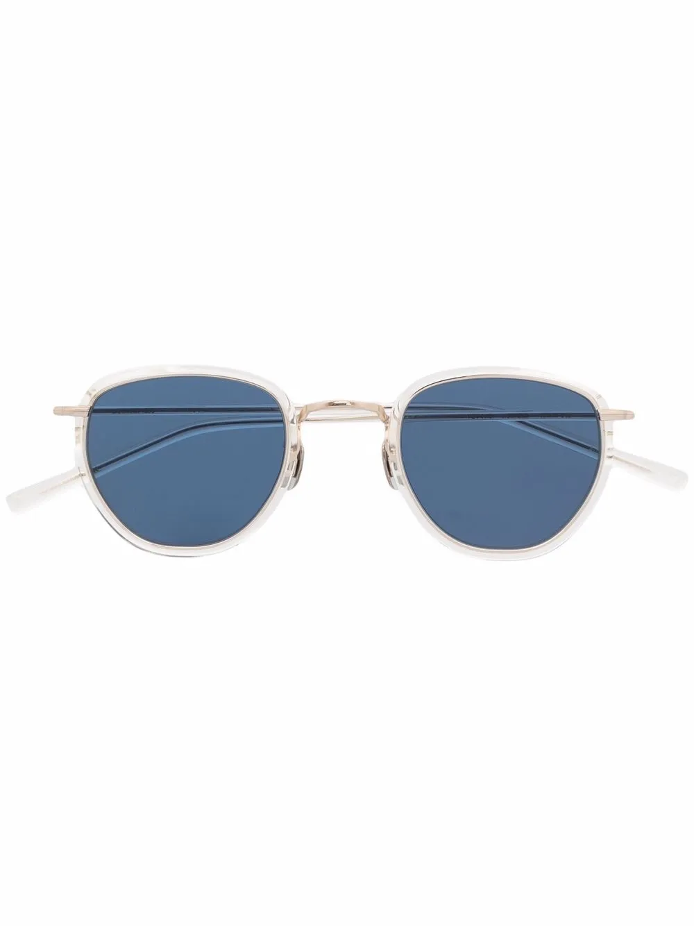 Eyevan7285 lentes de sol con armazón estilo piloto transparente | blanco | Image 1