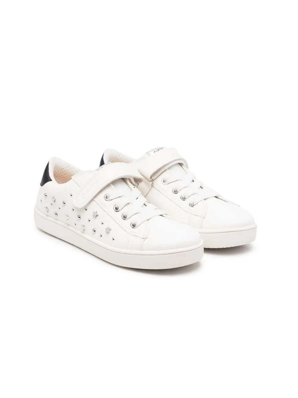 

Geox Kids tenis bajos Kathe - Blanco