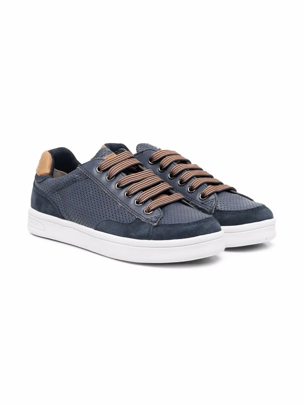 

Geox Kids tenis con panel perforado - Azul