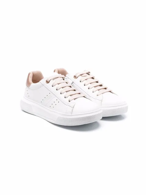 Geox Kids Nettuno leather sneakers