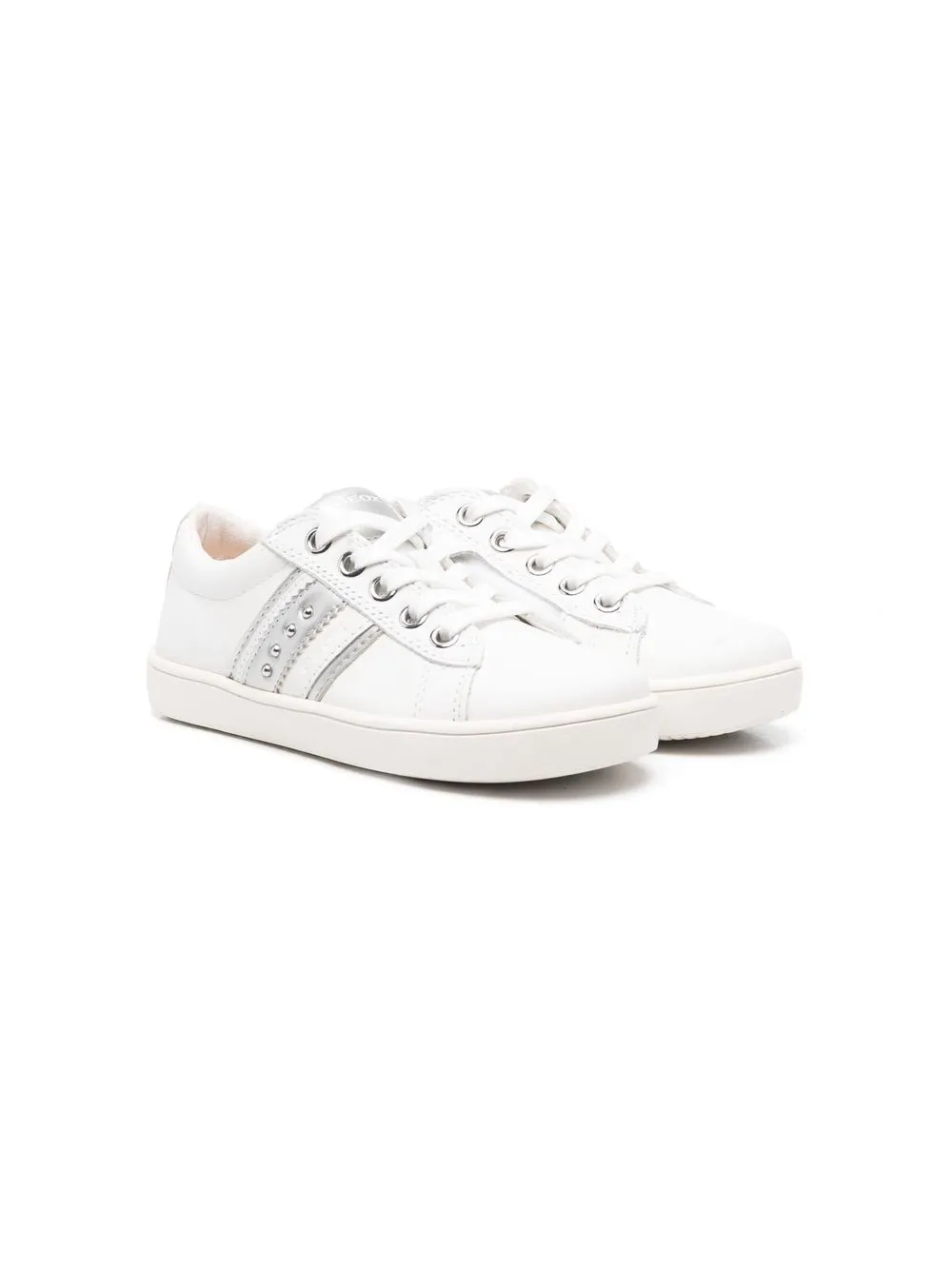 

Geox Kids tenis bajos Kathe - Blanco