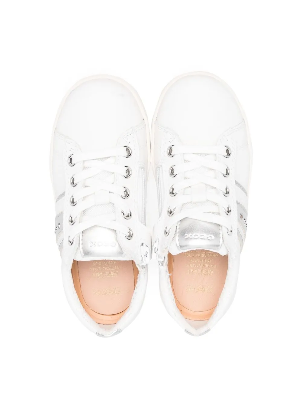 Geox Kids Kathe low-top trainers White