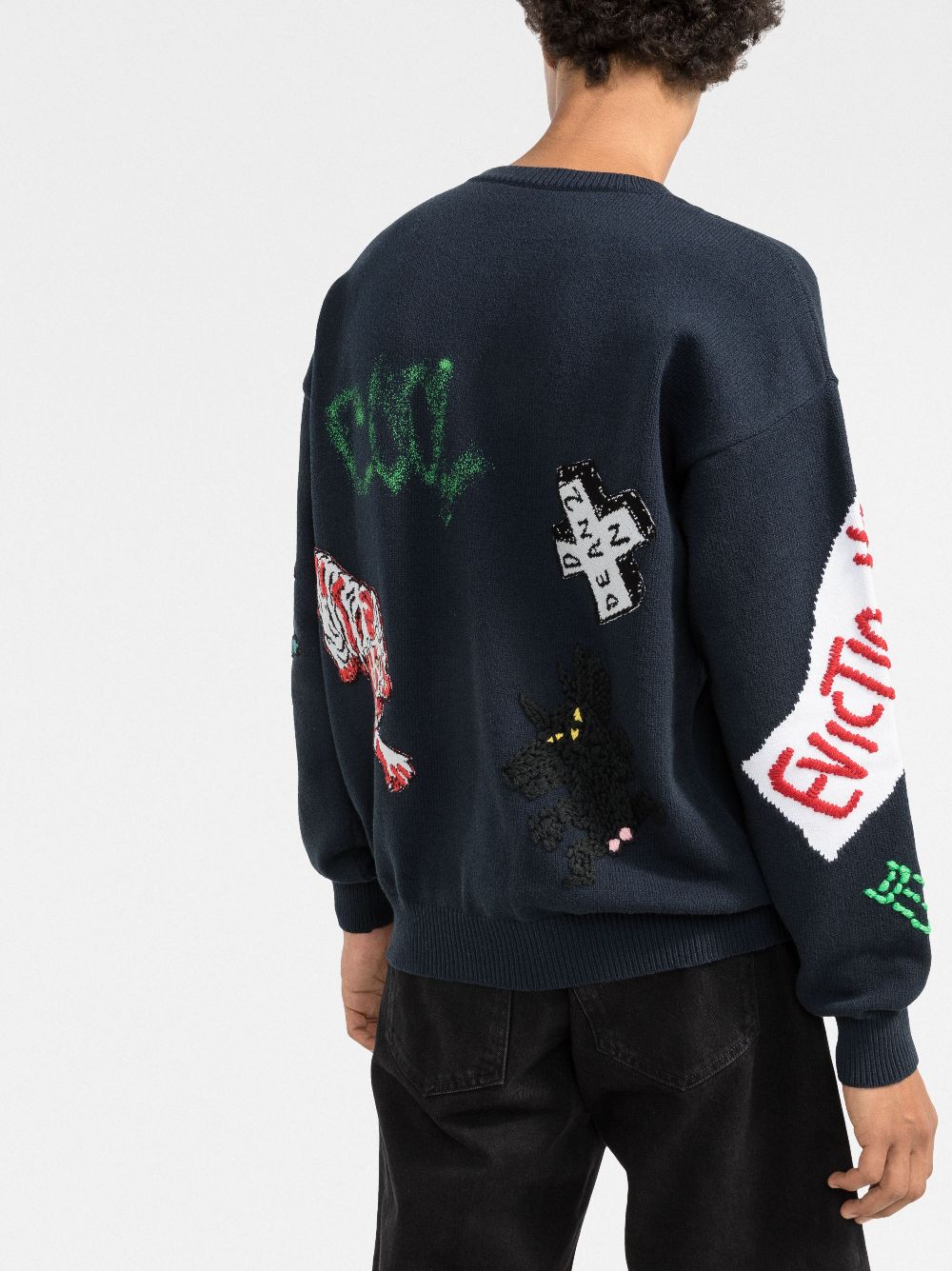 DSQUARED2 logo-patch sweatshirt Men