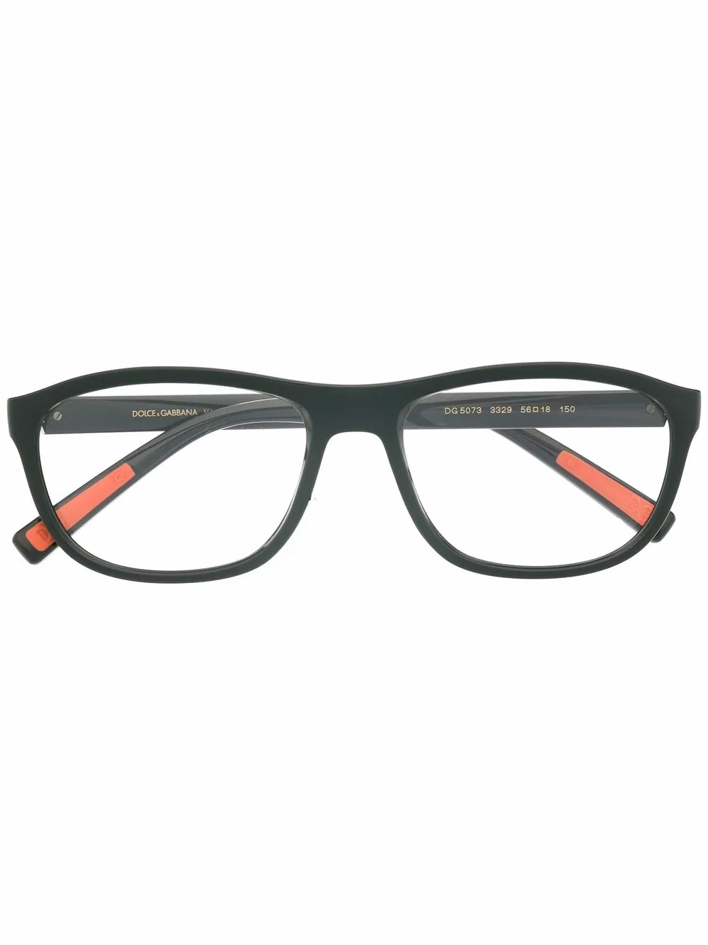 

Dolce & Gabbana Eyewear lentes con armazón rectangular - Verde