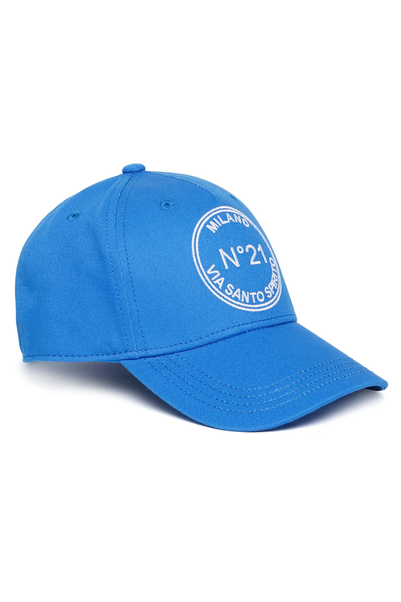 Logo-Embroidered Cotton Cap in blue | N 