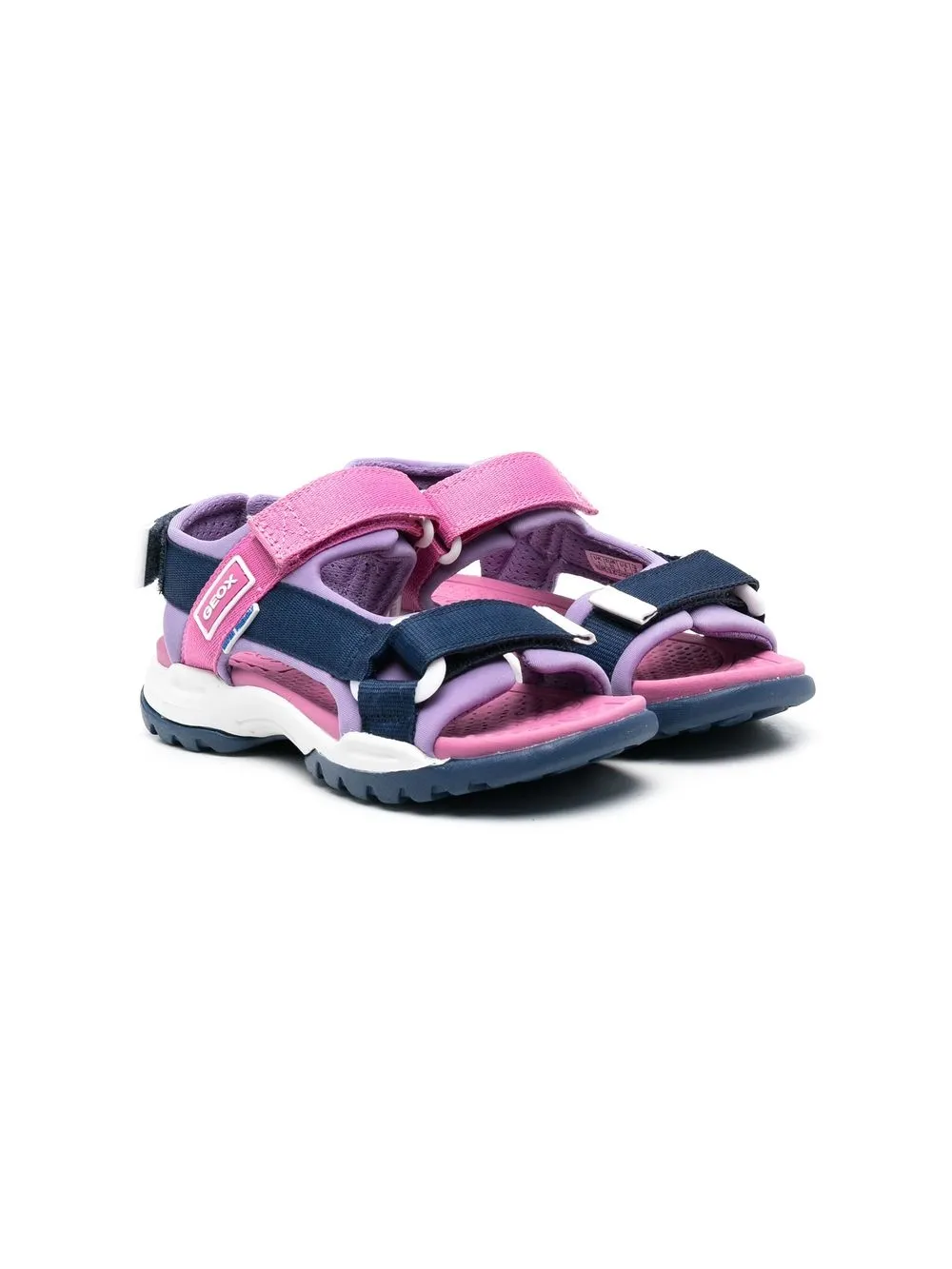 

Geox Kids sandalias Borealis con doble tira - Azul