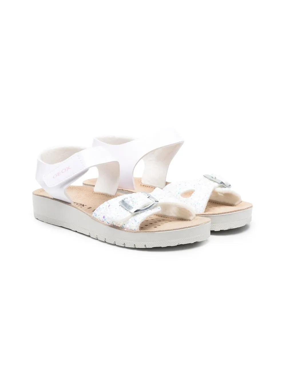 

Geox Kids Costarei 20mm sandals - White