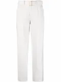 Lorena Antoniazzi belted cropped trousers - White