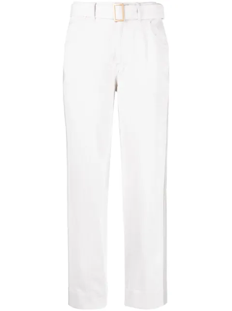 Lorena Antoniazzi pantalones capri con cinturón