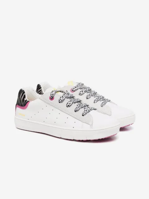 Geox Kids animal-print detail sneakers