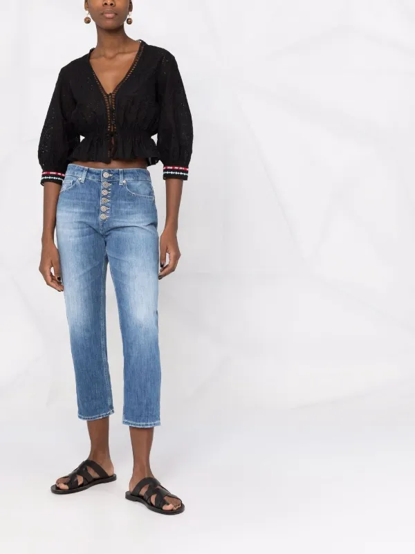 DONDUP Koons loose-fit Cropped Jeans - Farfetch
