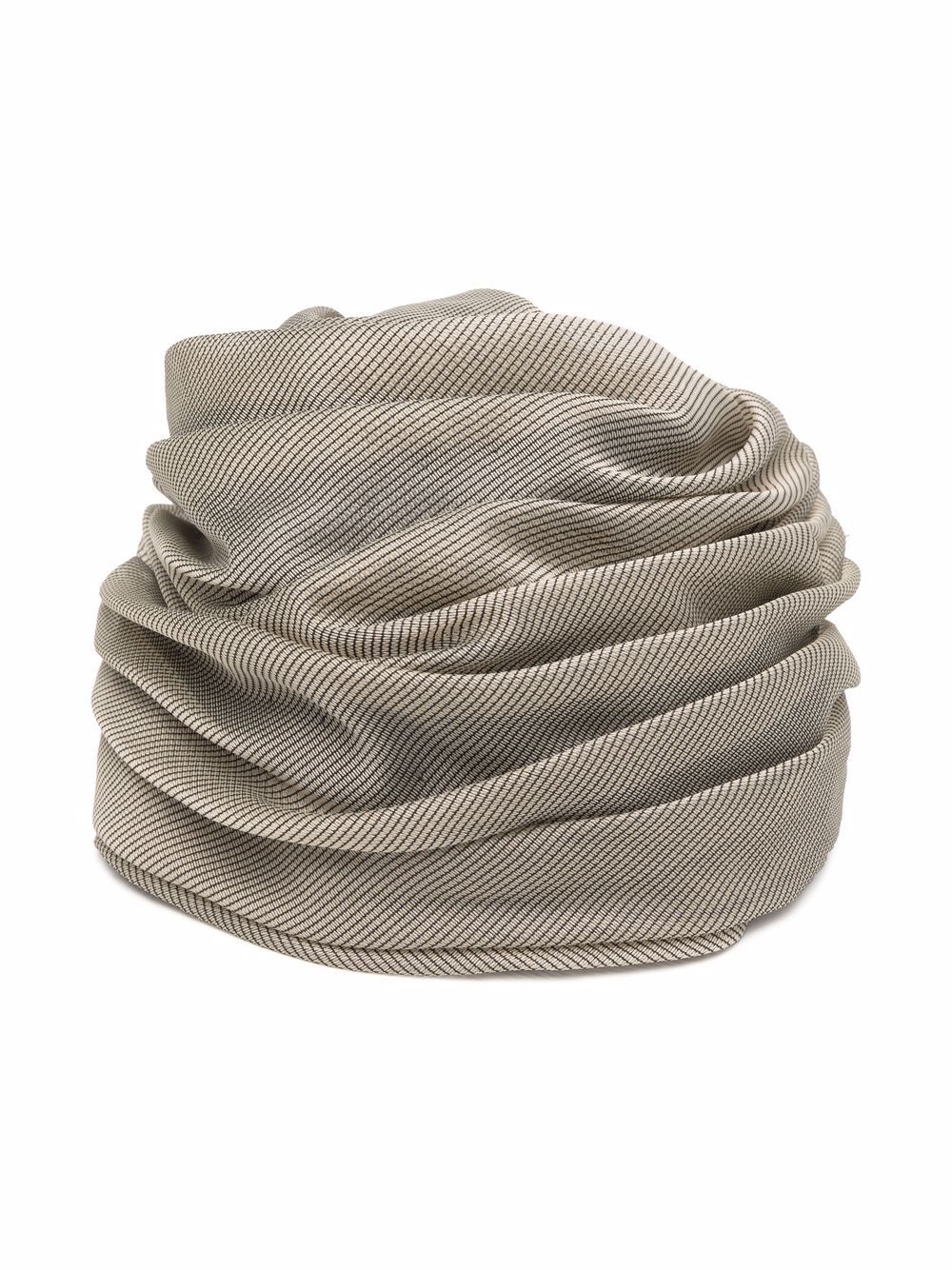 фото Maison michel striped draped turban