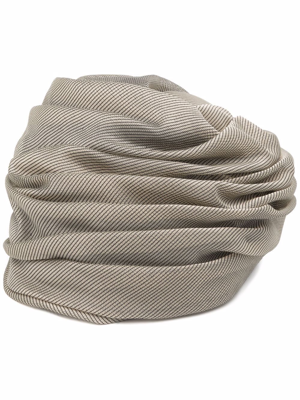 фото Maison michel striped draped turban