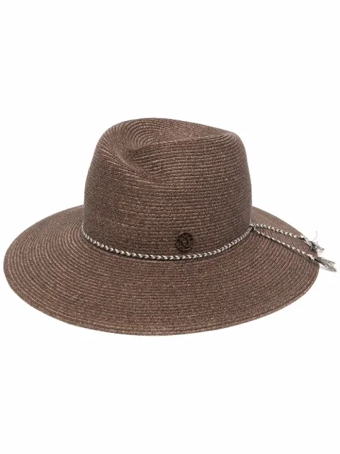 Maison Michel Virginie woven hat 