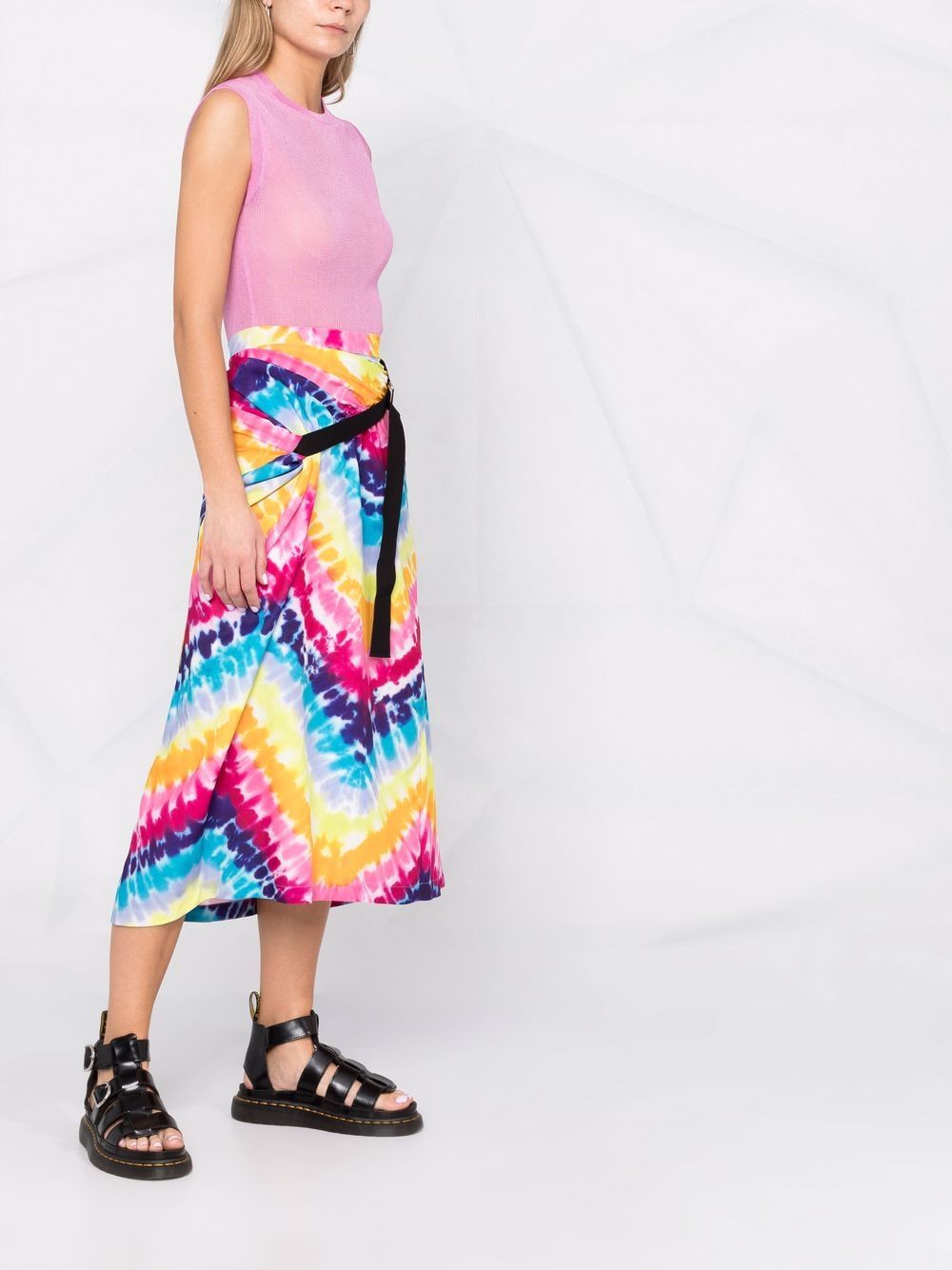 Cheap Kenzo tie-dye wrap midi skirt Women