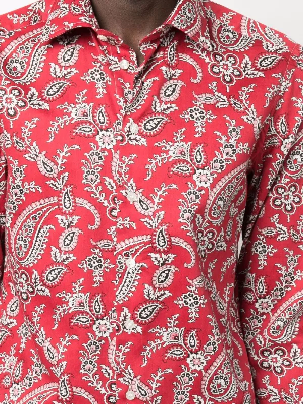 ETRO paisley-print Cotton Shirt - Farfetch