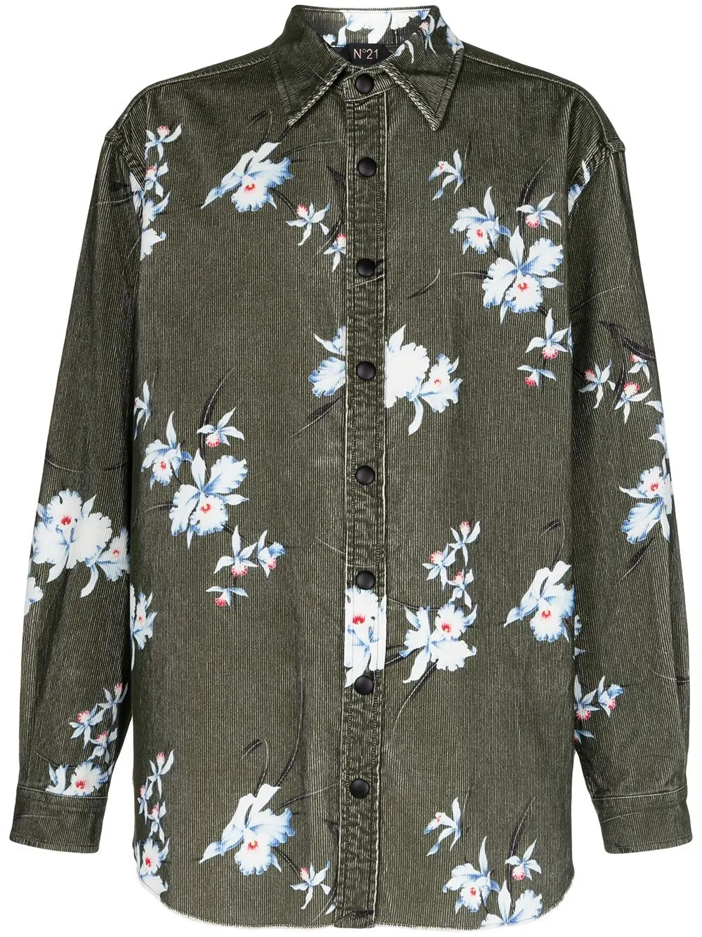 

Nº21 camisa con estampado floral - Verde