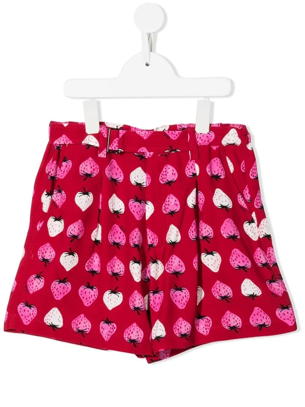 

Nº21 Kids strawberry-print shorts - Red