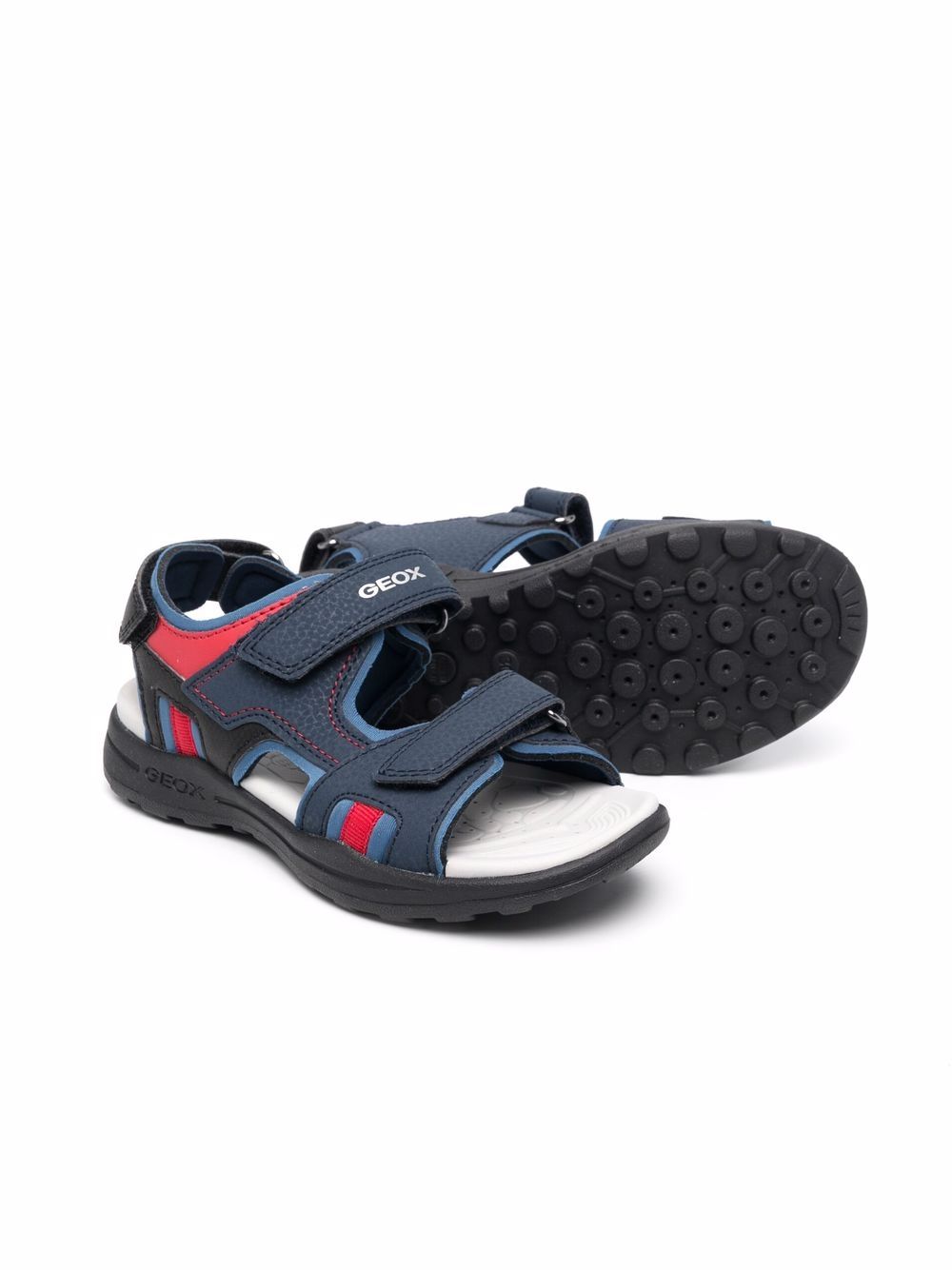 Geox Kids Vaniett sandalen met klittenband - Blauw