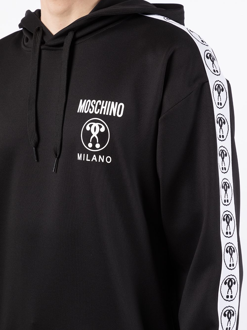 фото Moschino худи с кулиской и логотипом