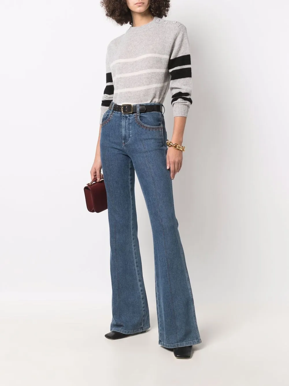 фото 360cashmere cashmere striped jumper