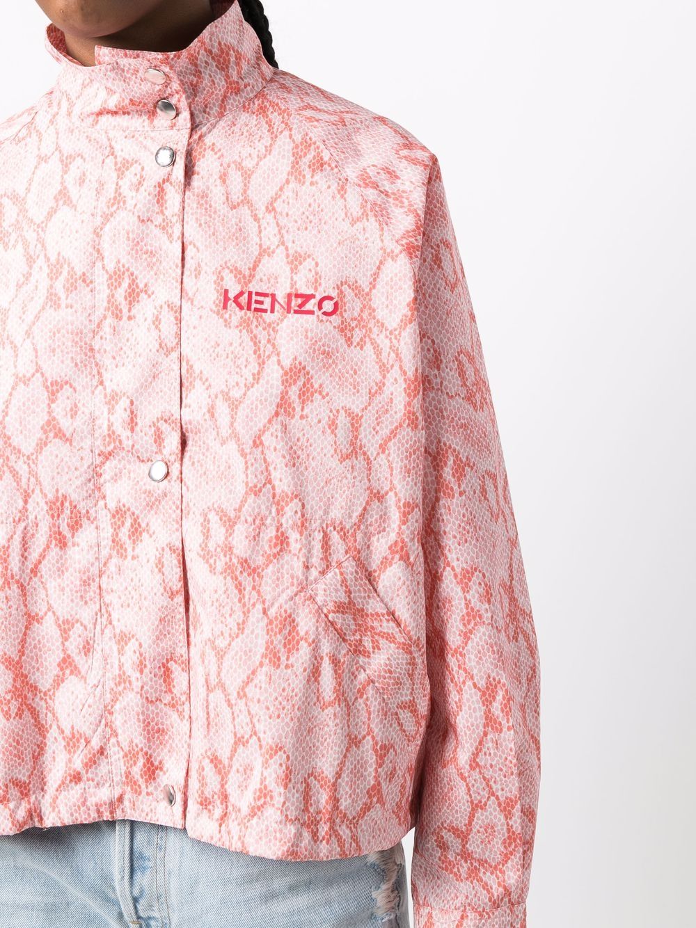 фото Kenzo snakeskin-print jacket