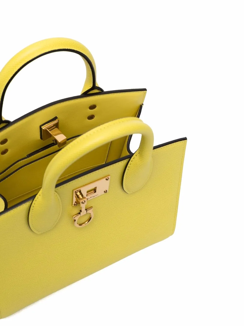 фото Salvatore ferragamo сумка-тоут gancini размера мини