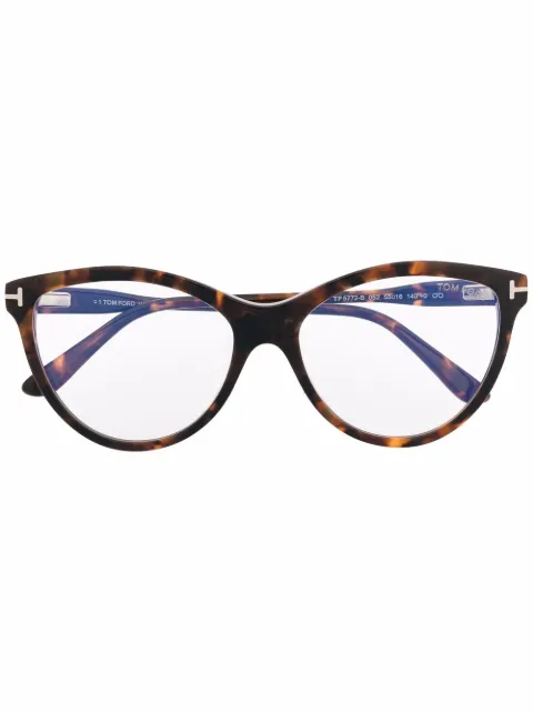 TOM FORD Eyewear lentes con armazón cat eye removible  