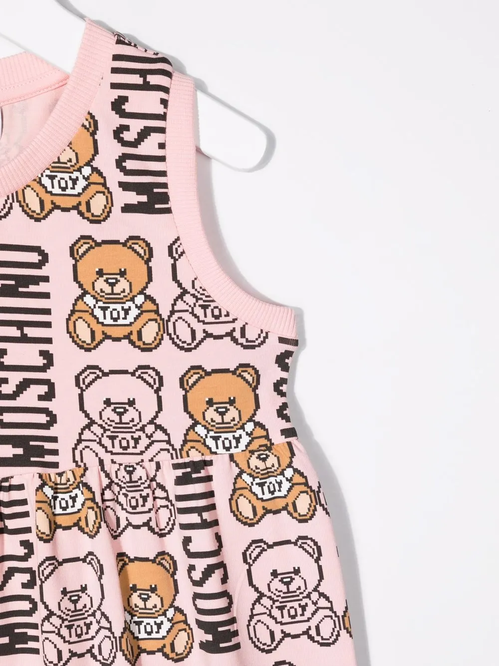 фото Moschino kids платье teddy bear