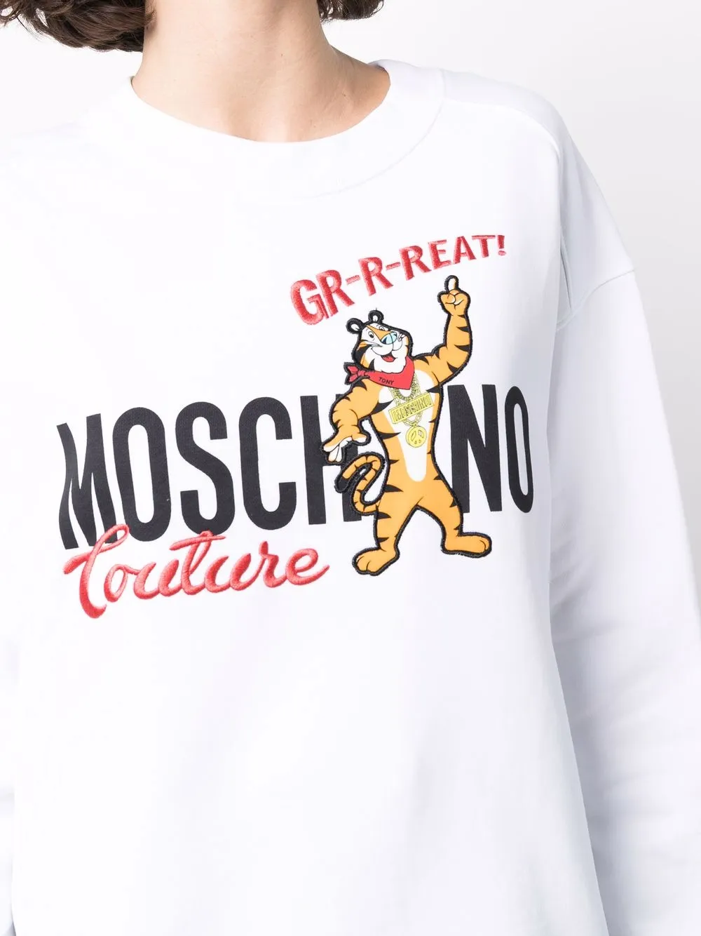 фото Moschino толстовка с логотипом