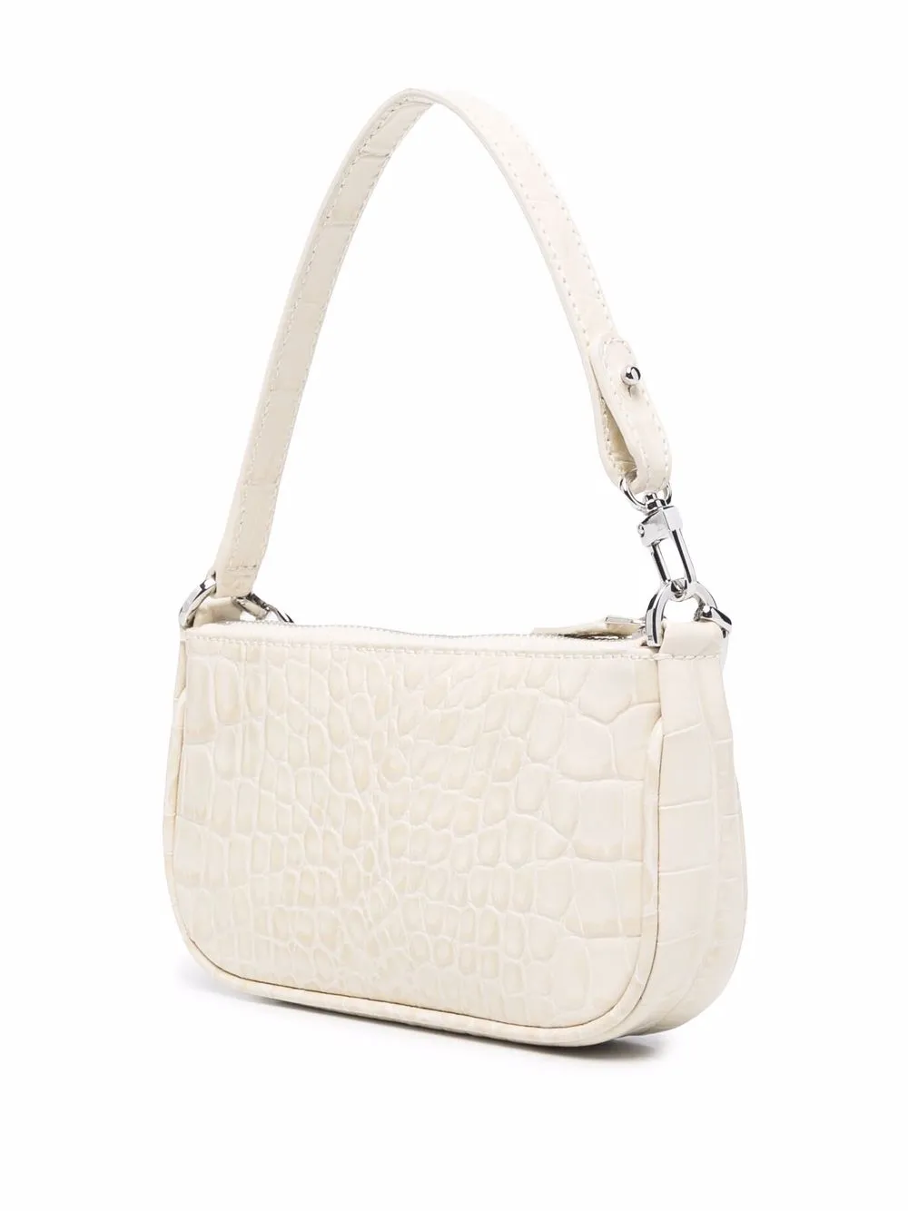 BY FAR Mini Rachel crocodile effect Shoulder Bag Farfetch