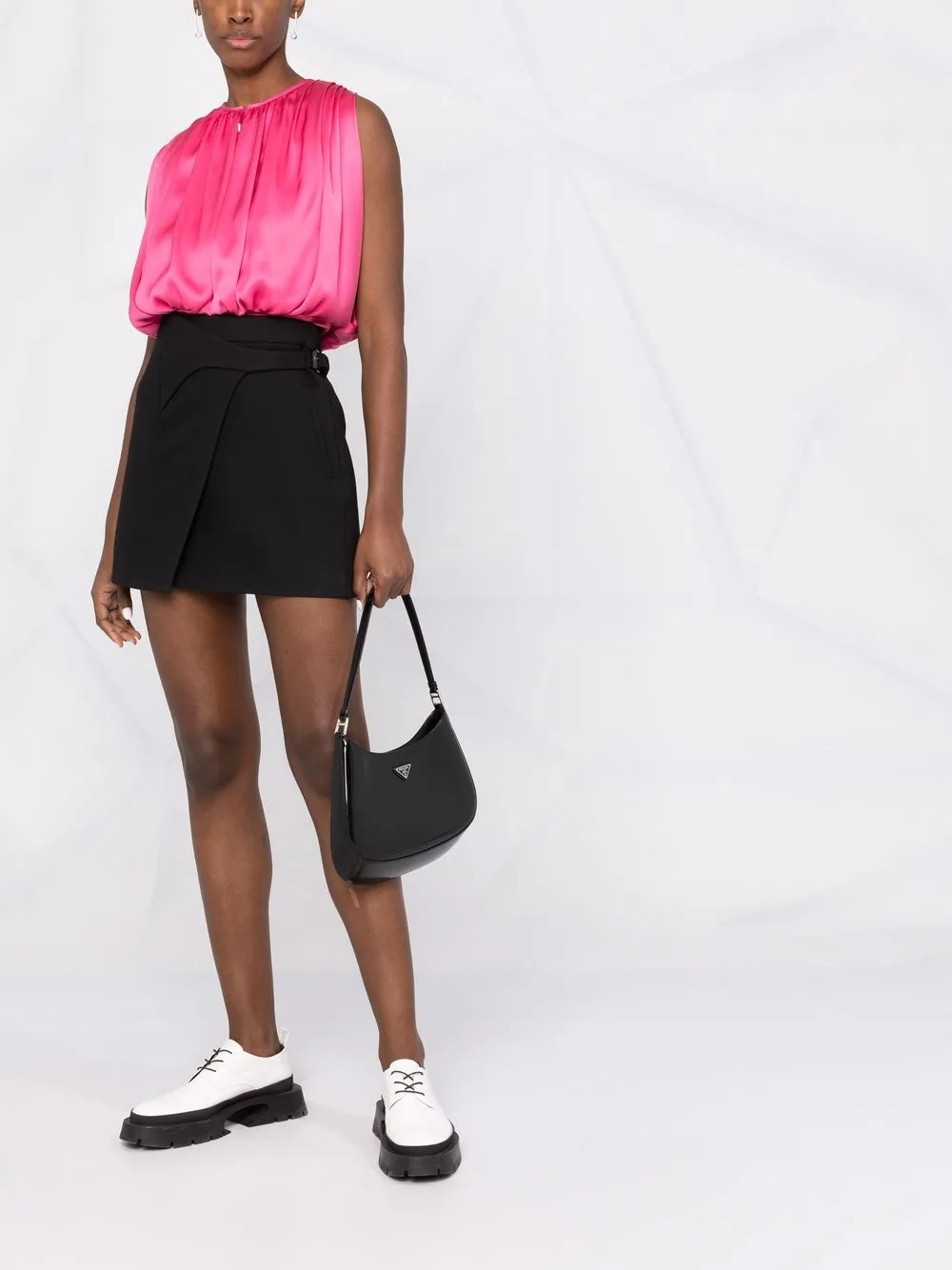 Giorgio Armani Mouwloze blouse - Roze