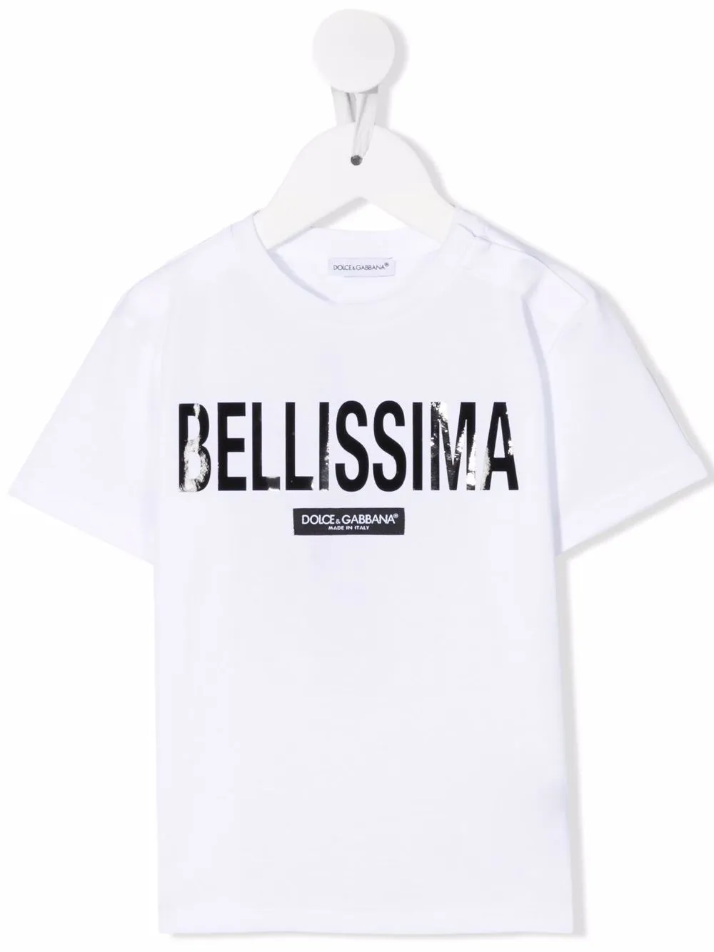 

Dolce & Gabbana Kids playera Bellissima - Blanco