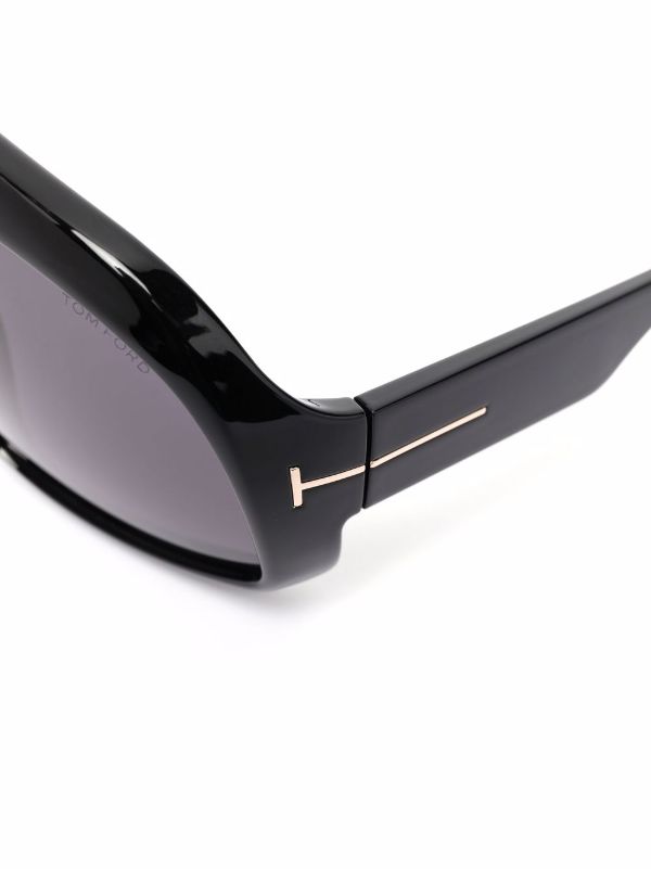 TOM FORD Eyewear Cassius shield-frame Sunglasses - Farfetch