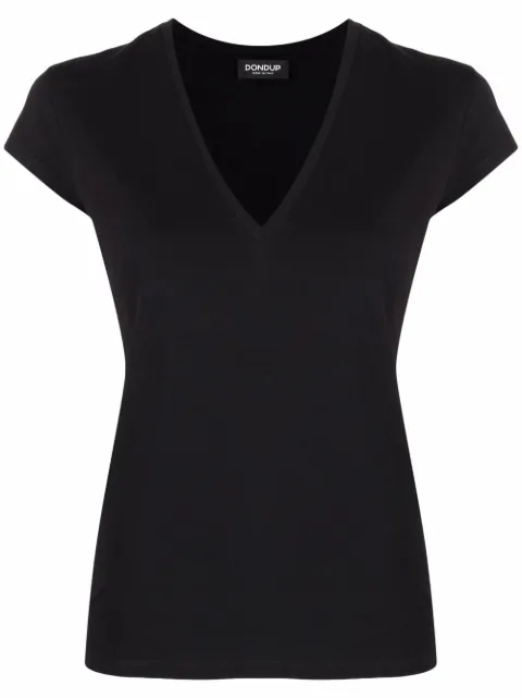 DONDUP V-neck cotton T-shirt