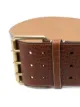 Polo Ralph Lauren crocodile-embossed triple-prong belt