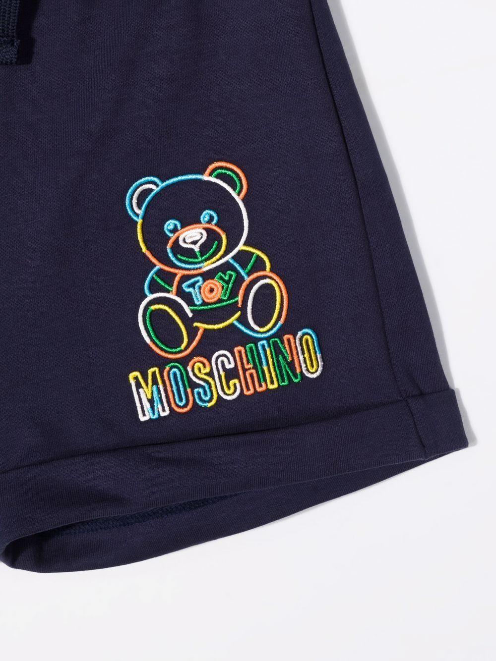 фото Moschino kids спортивные шорты teddy bear